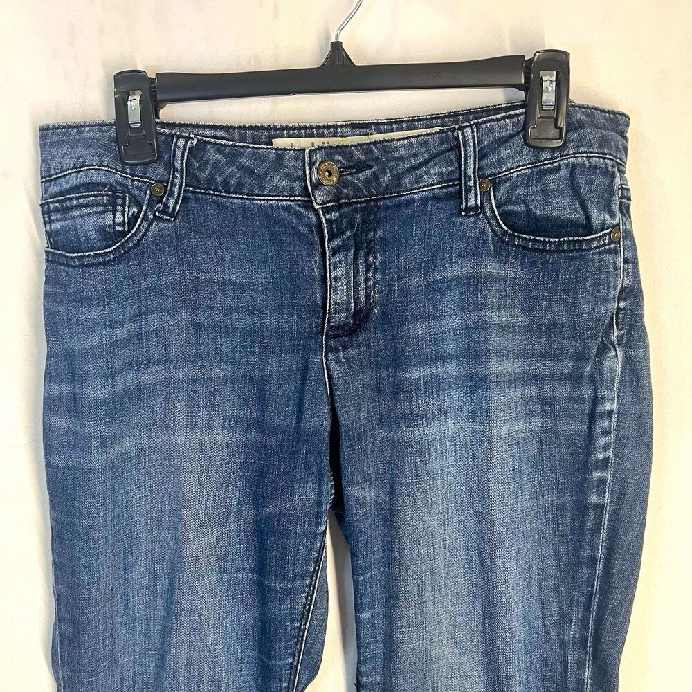Charlotte Russe Women’s Jeans Medium Wash Stretch Bootcut Mid Rise Size 8 Tall